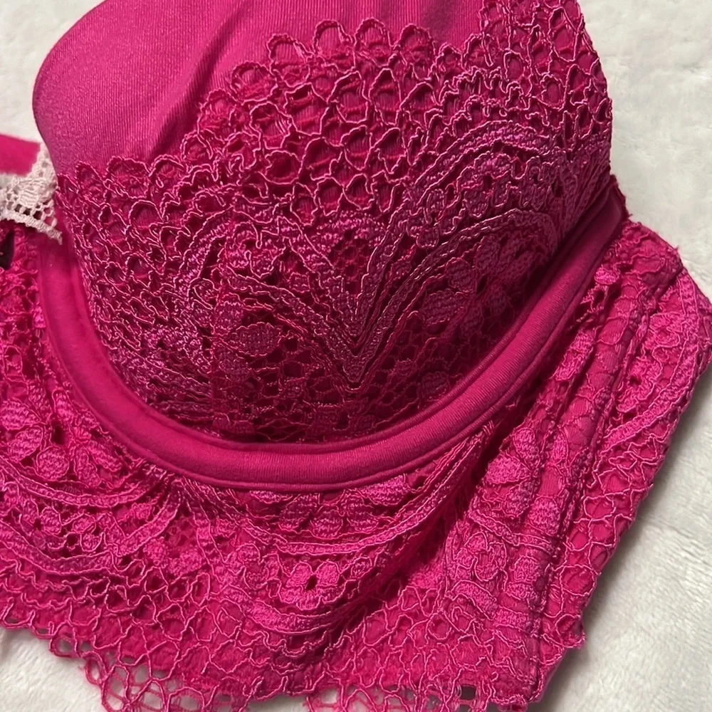 Hot Pink Victoria’s Secret Cropped Bustier